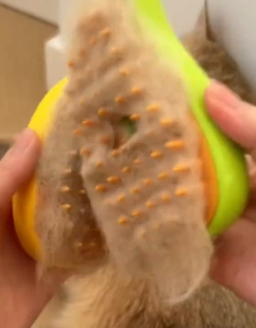 Load image into Gallery viewer, Rechargeable Shedding Hair Spray Hot Steam Easy Pet Grooming Brush for Cat, Dog
