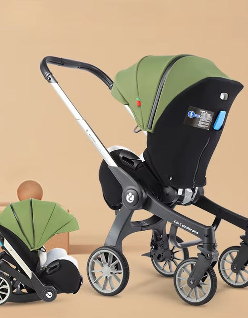 Load image into Gallery viewer, New Baby Stroller 4In1 Multifunctional Newborn Baby Carriage 3In1 Stroller Foldable Basket Type Seat
