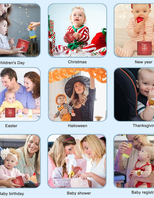 Load image into Gallery viewer, Baby Rattles Toys for 0-12 Month, Infant Girl Boy Toys for Babies 3-6 Months, Newborn Hand &amp; Foot Toys for 0 to 9 Months, Baby Shower Gifts Set with Wrist Rattle Socks
