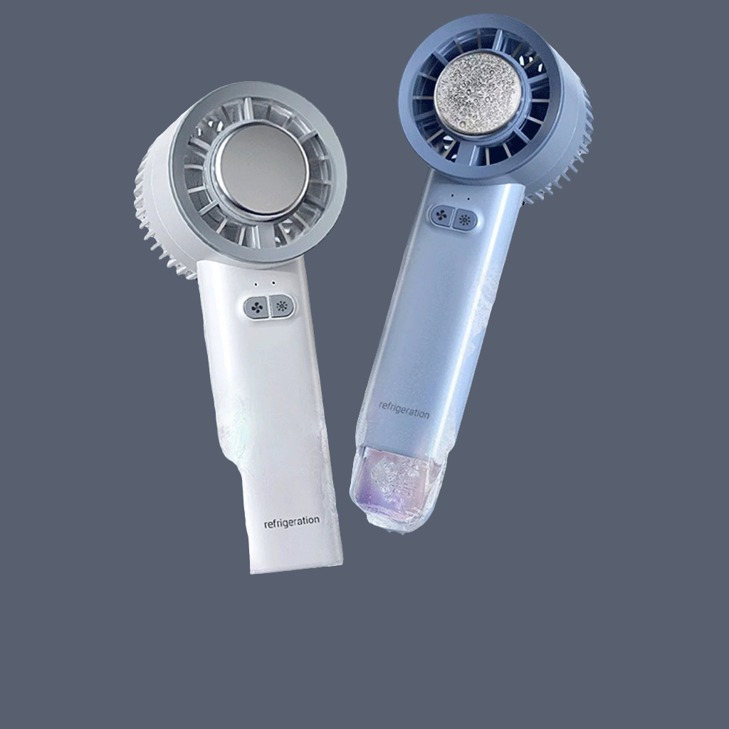 Summer Gadget Handheld Turbo Jet Fan Mini Portable Ice Cold Fan Generation Brushless Motor Wind High Speed Duct Fans Violent Blower