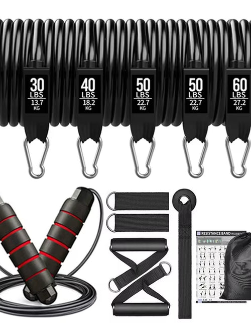 Load image into Gallery viewer, 200Lbs Resistance Bands Set Exercise Workout Loop Bands Gym Training Fitness Sports Gym Equipment for Home Bodybuilding Weight
