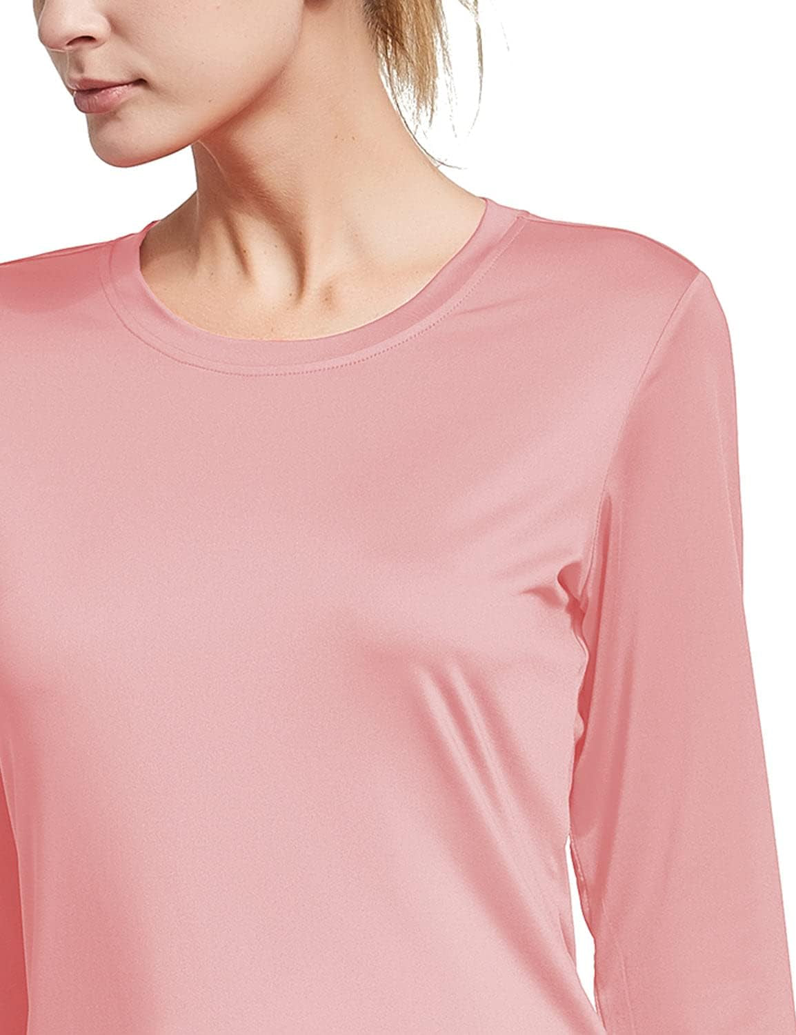 Women'S Long Sleeve Running Shirts Quick Dry Athletic Workout Tops