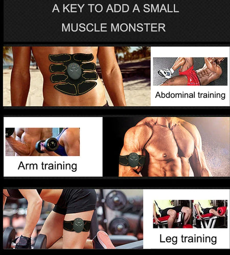 EMS Abdominal Muscle Toning Trainer ABS Stimulator Toner Fitness Binder Gym Belt