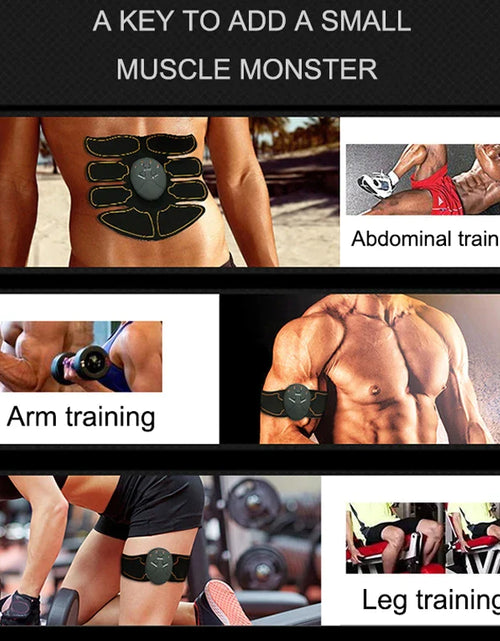 Load image into Gallery viewer, EMS Abdominal Muscle Toning Trainer ABS Stimulator Toner Fitness Binder Gym Belt

