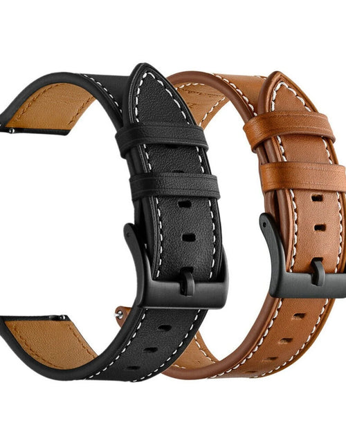 Load image into Gallery viewer, 18Mm 20Mm 22Mm Classic Genuine Leather Watch Band Strap Quick Release Wristband
