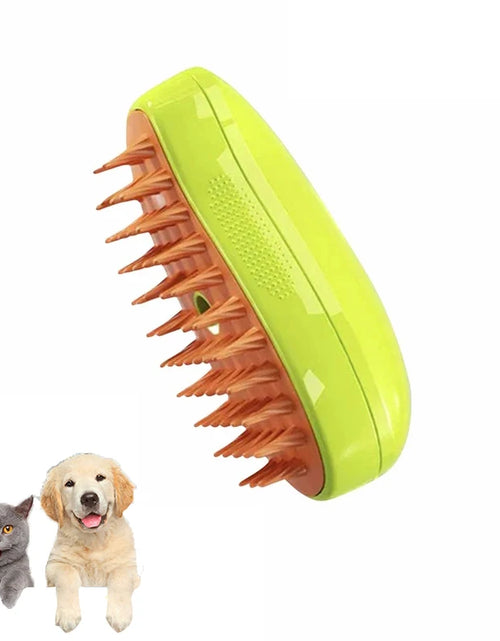 Load image into Gallery viewer, Cat Dog Steamy Brush Steam Brush Electric Sprayer for Massage Pet Grooming Tool Shedding 3 in 1 Electric Sprays Massage Combs
