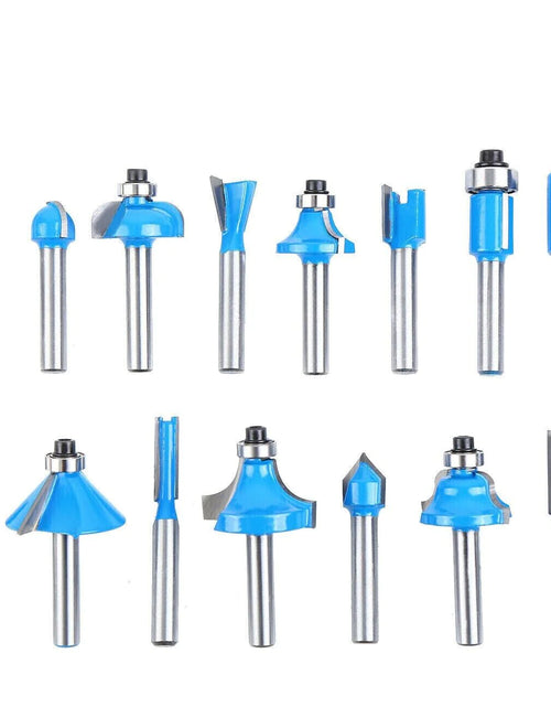 Load image into Gallery viewer, 15Pcs Carbon Milling Cutter Router Bit Set Tungsten Carbide Router 1/4&quot; Shank US
