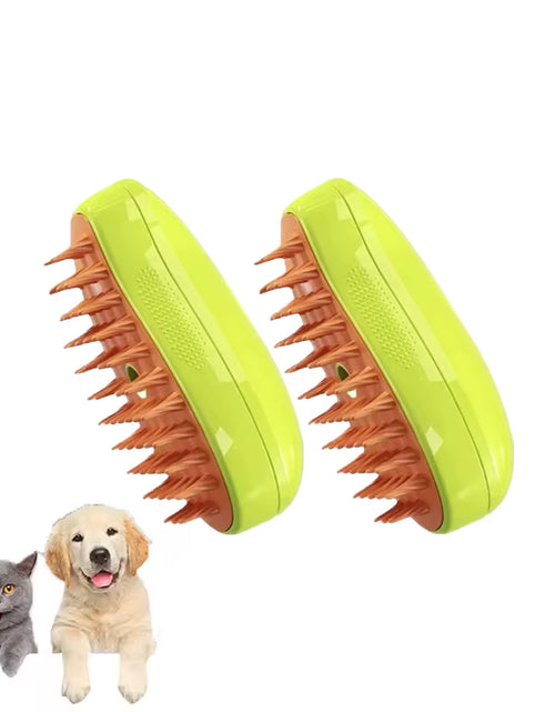 Load image into Gallery viewer, Cat Dog Steamy Brush Steam Brush Electric Sprayer for Massage Pet Grooming Tool Shedding 3 in 1 Electric Sprays Massage Combs
