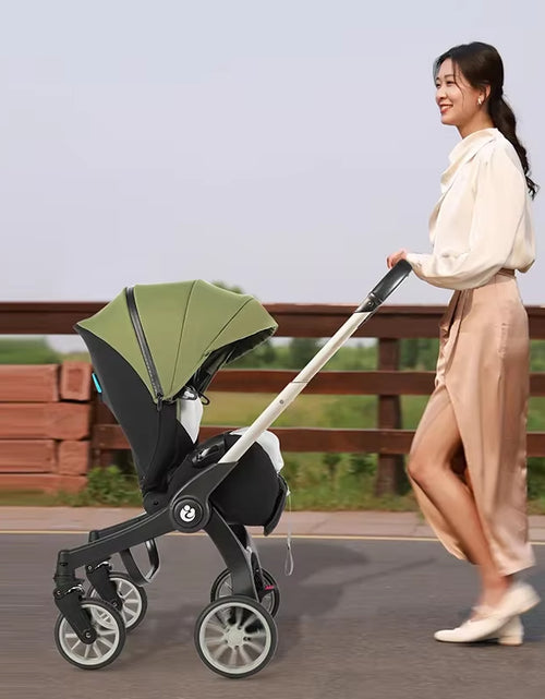 Load image into Gallery viewer, New Baby Stroller 4In1 Multifunctional Newborn Baby Carriage 3In1 Stroller Foldable Basket Type Seat
