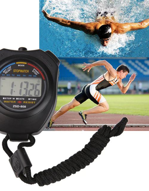 Load image into Gallery viewer, 2PCS SET Digital Stopwatch Sports Counter Chronograph Date Timer Odometer Watch
