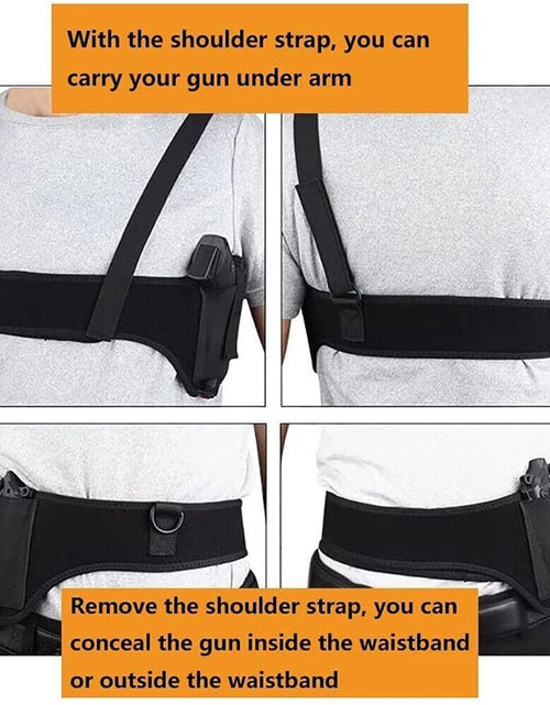Load image into Gallery viewer, Tactical Concealed Carry Shoulder Waist Pistol Hand Gun Holder Holster Pouch US
