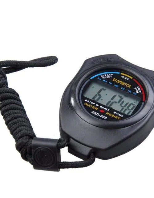 Load image into Gallery viewer, 2PCS SET Digital Stopwatch Sports Counter Chronograph Date Timer Odometer Watch
