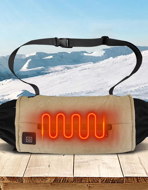 Load image into Gallery viewer, Electric Hand Warmer USB Charging Heated Hand Muff 3-Gear Temperature Control Adjustable Hand Warmer for Winter Camping
