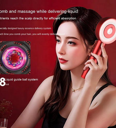 Fluffy Comb Scalp Massager Infrared Hair Care and Beauty