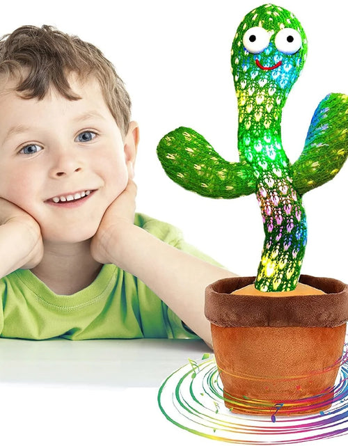 Load image into Gallery viewer, Dancing Cactus Plush Toy Doll Electronic Recording Shake with Song Funny Gift US
