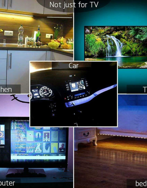 Load image into Gallery viewer, 5V USB LED Strip Lights TV Back Light 5050 RGB Colour Changing with 24Key Remote
