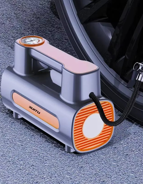 Load image into Gallery viewer, Portable Electric Inflator Car Compressor Air Pump with LED Light Portable Compressor for Car Tire Inflator Car Tire Inflator
