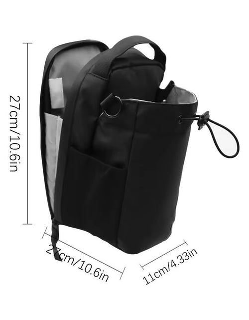 Load image into Gallery viewer, Magnetic Gym Sling Bag Water Bottle &amp; Phone Holder Waterproof Crossbody Bag for Outdoor Sports Travel Fitness Accessories
