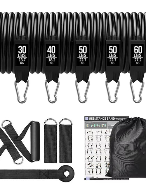 Load image into Gallery viewer, 200Lbs Resistance Bands Set Exercise Workout Loop Bands Gym Training Fitness Sports Gym Equipment for Home Bodybuilding Weight
