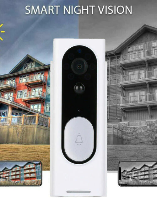 Load image into Gallery viewer, Wifi Ring Doorbell 1080P HD Security Camera Wireless Door Bell Camera with Chime
