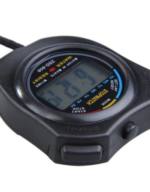 Load image into Gallery viewer, 2PCS SET Digital Stopwatch Sports Counter Chronograph Date Timer Odometer Watch
