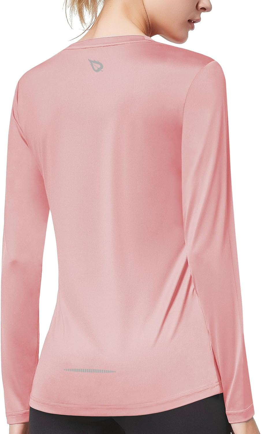 Women'S Long Sleeve Running Shirts Quick Dry Athletic Workout Tops