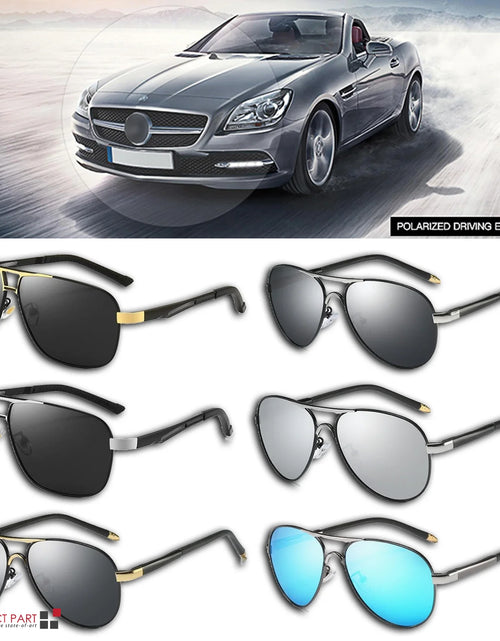 Load image into Gallery viewer, Mens Polarized Pilot Sunglasses Outdoor Driving UV400 Sun Glasses Sport Eyewear
