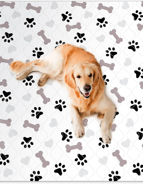Load image into Gallery viewer, Washable Pee Pads for Dogs - Waterproof Reusable Puppy Pads with Anti-Slip Backing, Pet Training Pad for Puppy Playpen, Crate, Whelping Box, Potty Training (Pack of 6 - 30X34)
