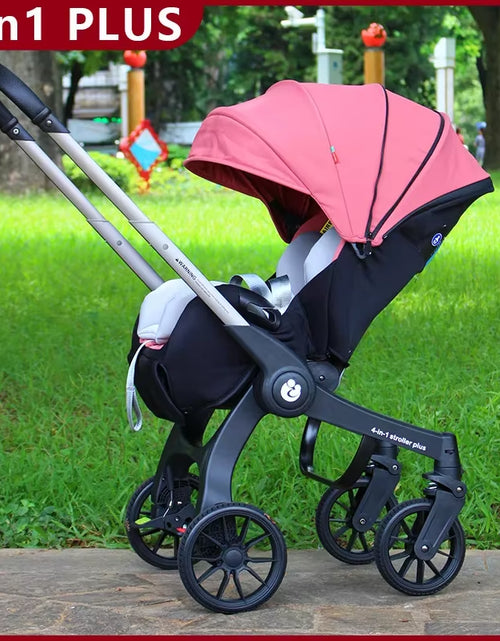 Load image into Gallery viewer, New Baby Stroller 4In1 Multifunctional Newborn Baby Carriage 3In1 Stroller Foldable Basket Type Seat
