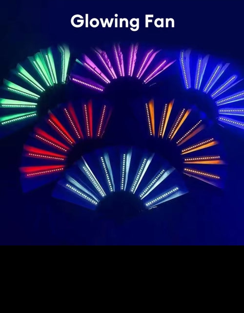 Load image into Gallery viewer, LED FOLDING HAND FAN
