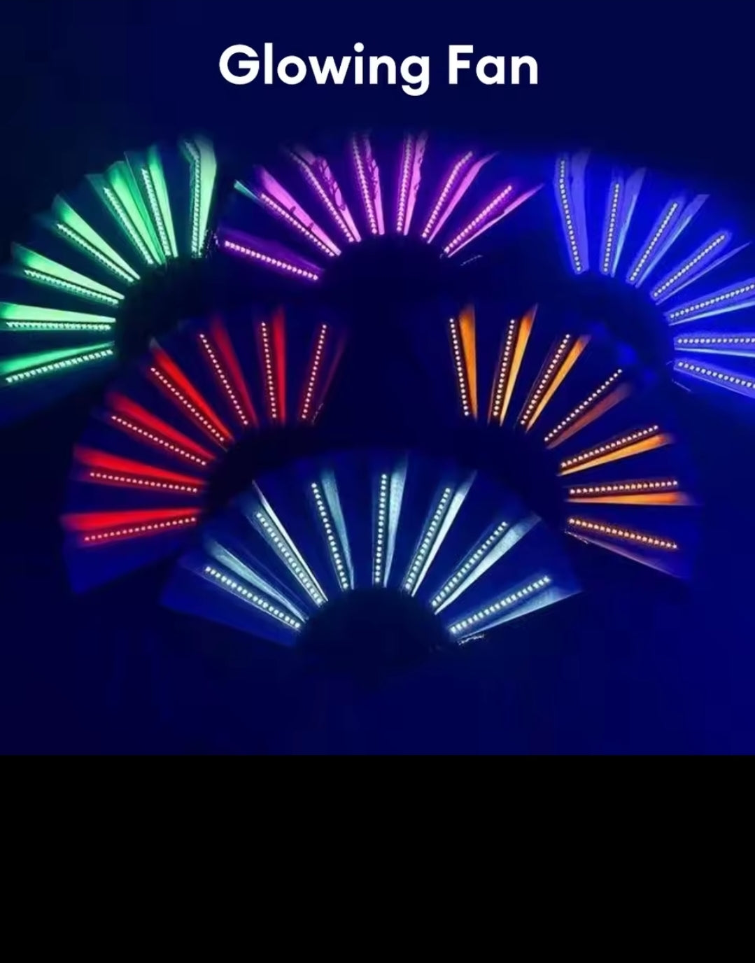 LED FOLDING HAND FAN